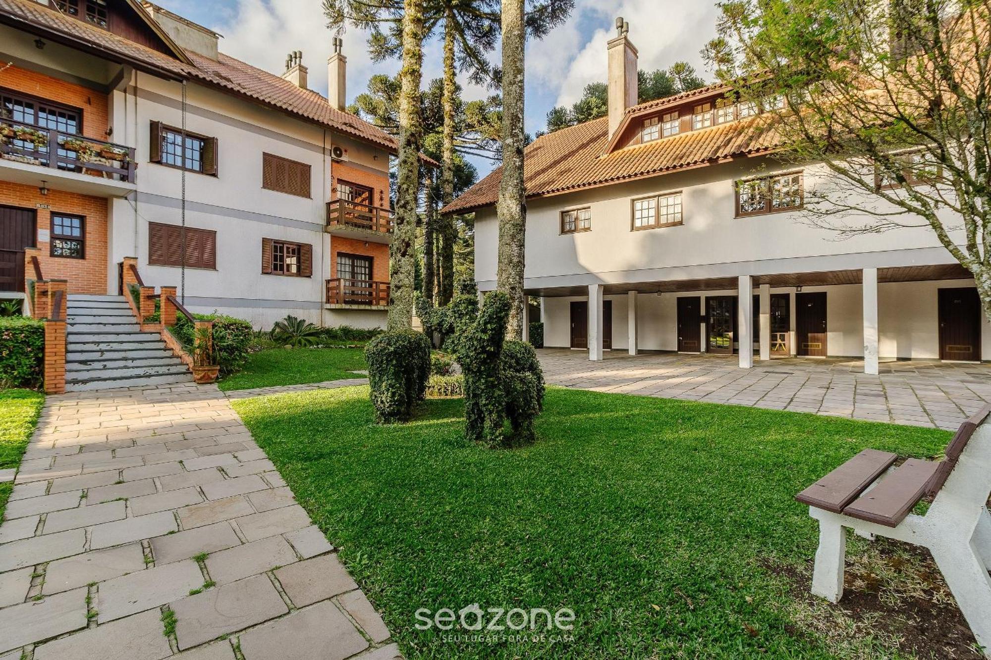 Apto Duplex C/ Lareira 100M Do Lago Negro Rln204 Gramado Luaran gambar